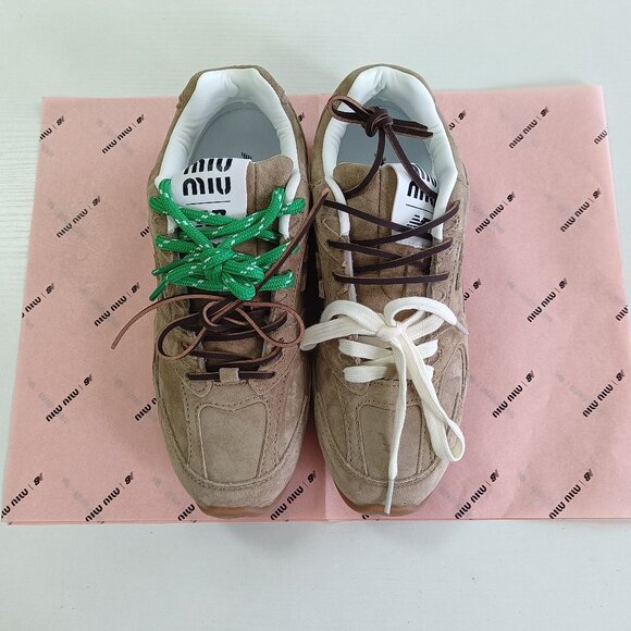 Women's MIU MIU x New Balance Casual Sneakers US8/EU38